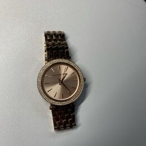 Rose gold Michael Kors watch